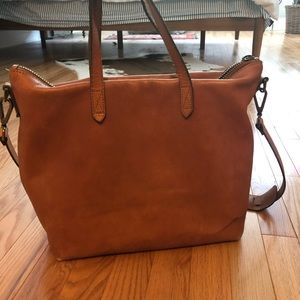 Madewell Zip-Top Transport Crossbody Tote